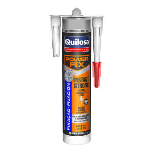 Adhesivo polímero gris power fix instant strong Quilosa 430gr