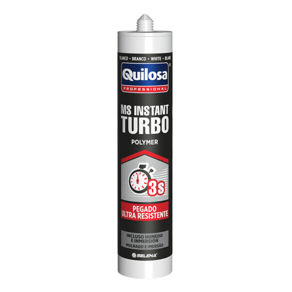 Adhesivo polímero blanco instant turbo Quilosa 280ml