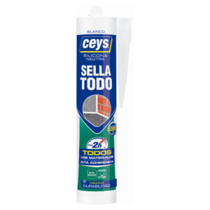 Silicona blanca sellatodo Ceys cartucho 280ml