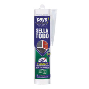 Silicona transparente sellatodo Ceys cartucho 280ml