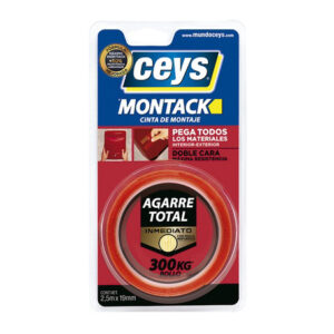Cinta doble cara Montack Ceys 2,5mx19mm