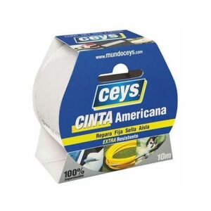 Cinta americana plata Ceys rollo 10mx50mm