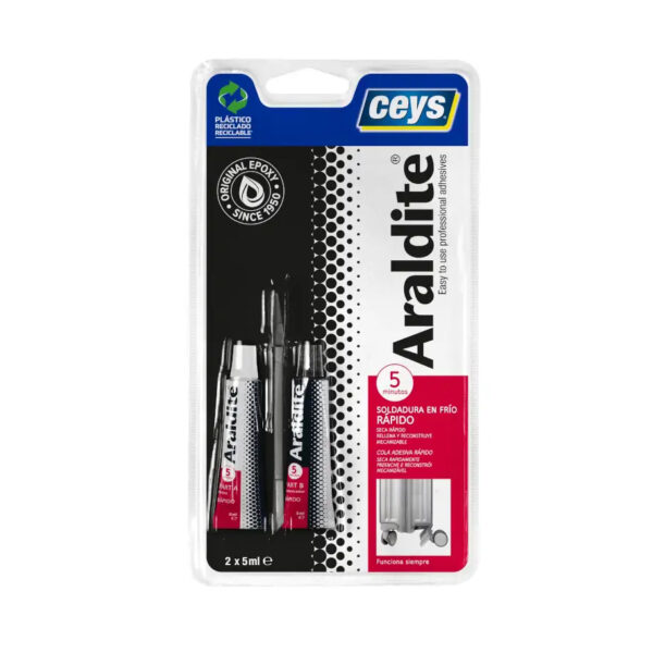 Adhesivo bicomponente Araldite rápido blister 5+5ml
