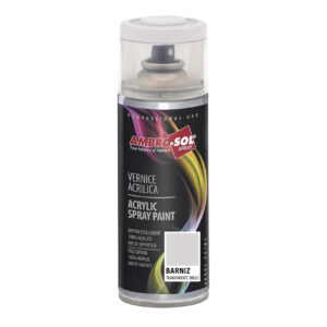 Pintura acrílica transparente brillo spray 400ml