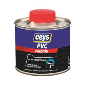Adhesivo PVC presión tuberías tapón con pincel 500ml