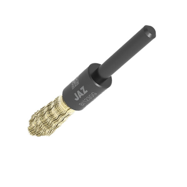 Cepillo brocha espiga acero latonado BI 12x0,40x6