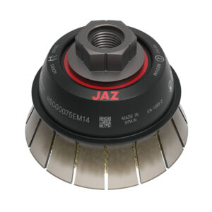 Cepillo taza acero latonado c/guarda HSCG 75X0,30 M14 JAZ