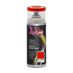 Pintura acrílica RAL 3020 Rojo spray 400ml