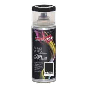 Pintura acrílica RAL 9005 Negro mate spray 400ml
