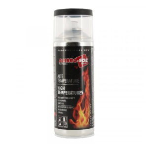 Esmalte altas temperaturas negro mate spray 400ml