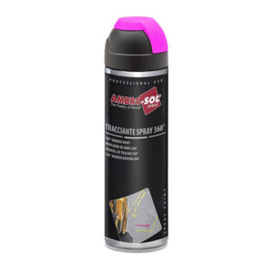 Marcador de obra fucsia fluorescente spray 500ml
