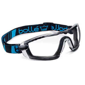 Gafa Bollé mod. Cobra híbrida incoloro cinta de nylon