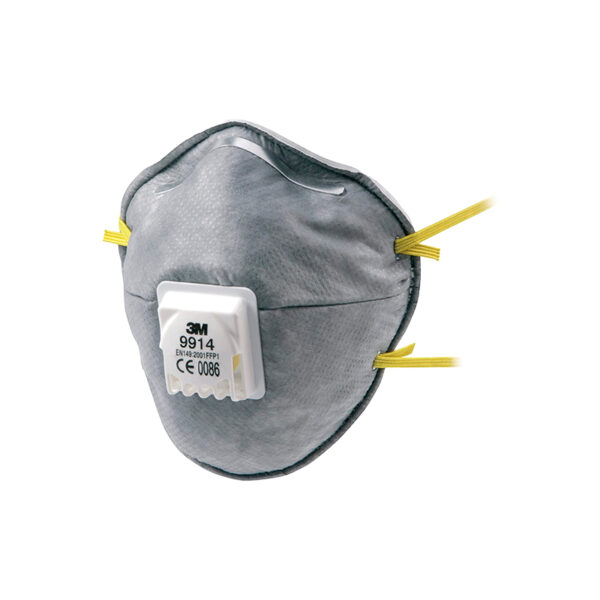 Mascarilla vapores orgánicos FFP1 con válvula 3M 9914