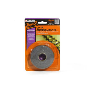 Cinta antideslizante negra 25mmx5m MIARCO