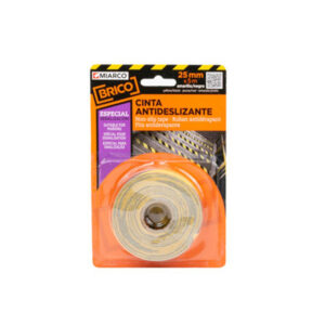 Cinta antideslizante amarilla/negra 25mmx5m MIARCO