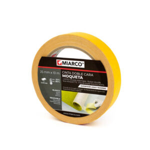 Cinta doble cara moqueta/cesped 25mmx10m MIARCO