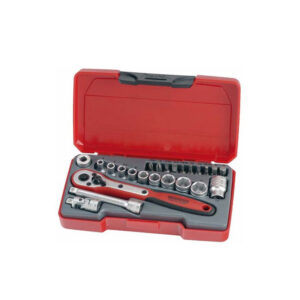 Juego de llaves de vaso 1/4” 24 piezas  TENGTOOLS