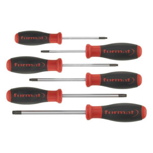 Juego de destornilladores punta Torx, varilla redonda FORMAT